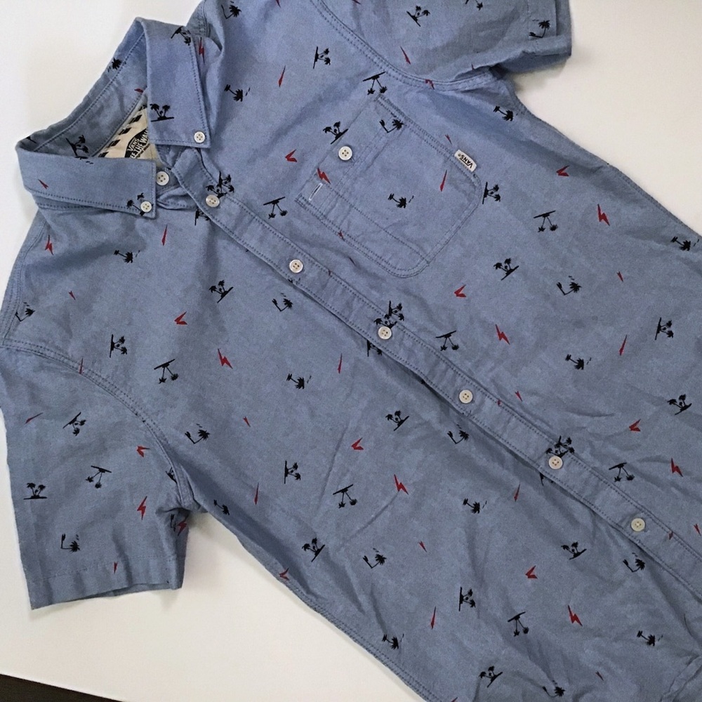 Vans | Short Sleeve Button Down Casual Shirt - S